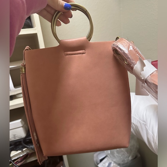 Anthropologie Handbags - Anthropology Blush Pink Purse